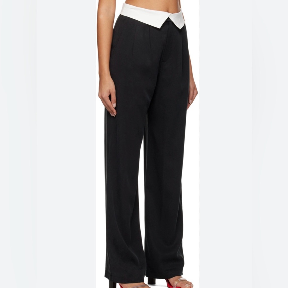 Princess Polly Black and White Trousers